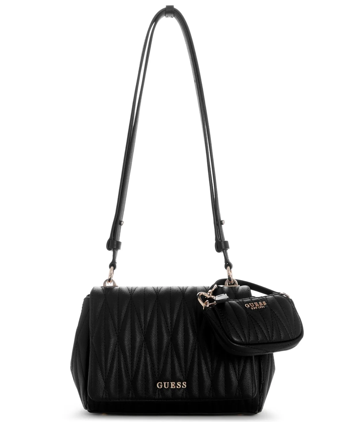 Lorraine Convertible Adjustable Faux Leather Crossbody Bag by GUESS