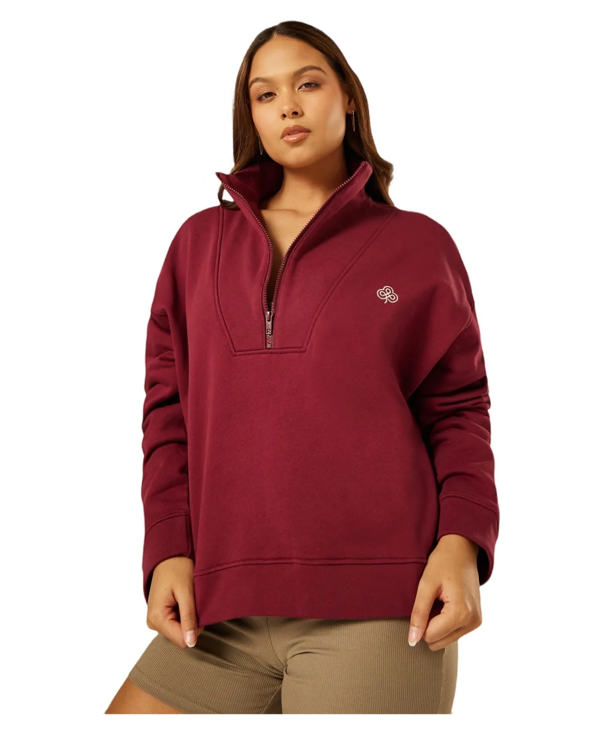Quarter Zip Sweaty Sweatshirt by Be Athletica