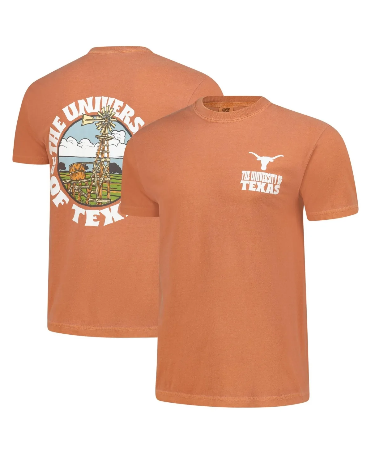 Texas Longhorns Comfort Colors Thick Lined Landscape T-Shirt by Image One