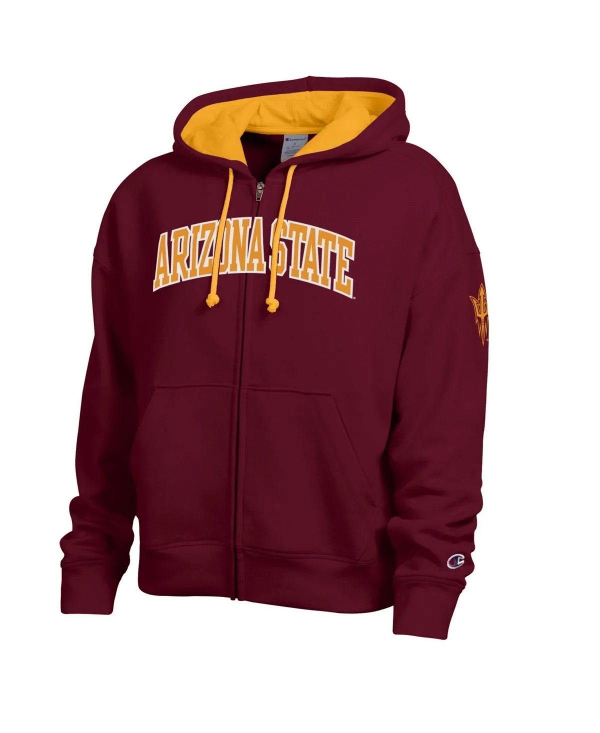 Arizona State Sun Devils Arch Full-Zip Fleece Hoodie by Champion