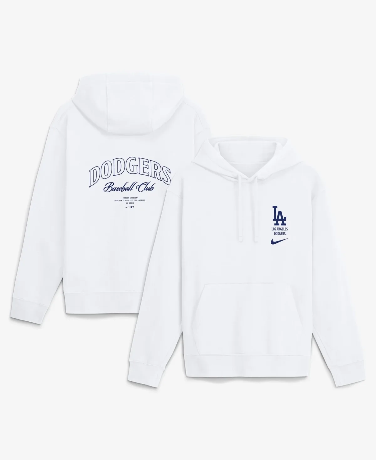 Los Angeles Dodgers Minimal Club Fleece Hoodie by Nike