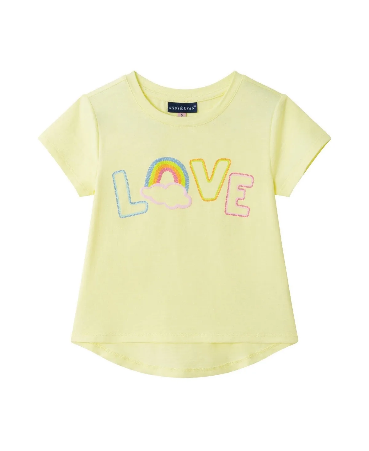 Love Embroidered T-Shirt by Andy & Evan