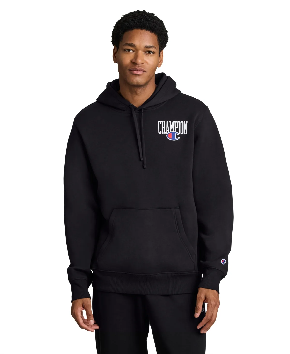 Powerblend Fleece Graphic Pullover Hoodie by Champion