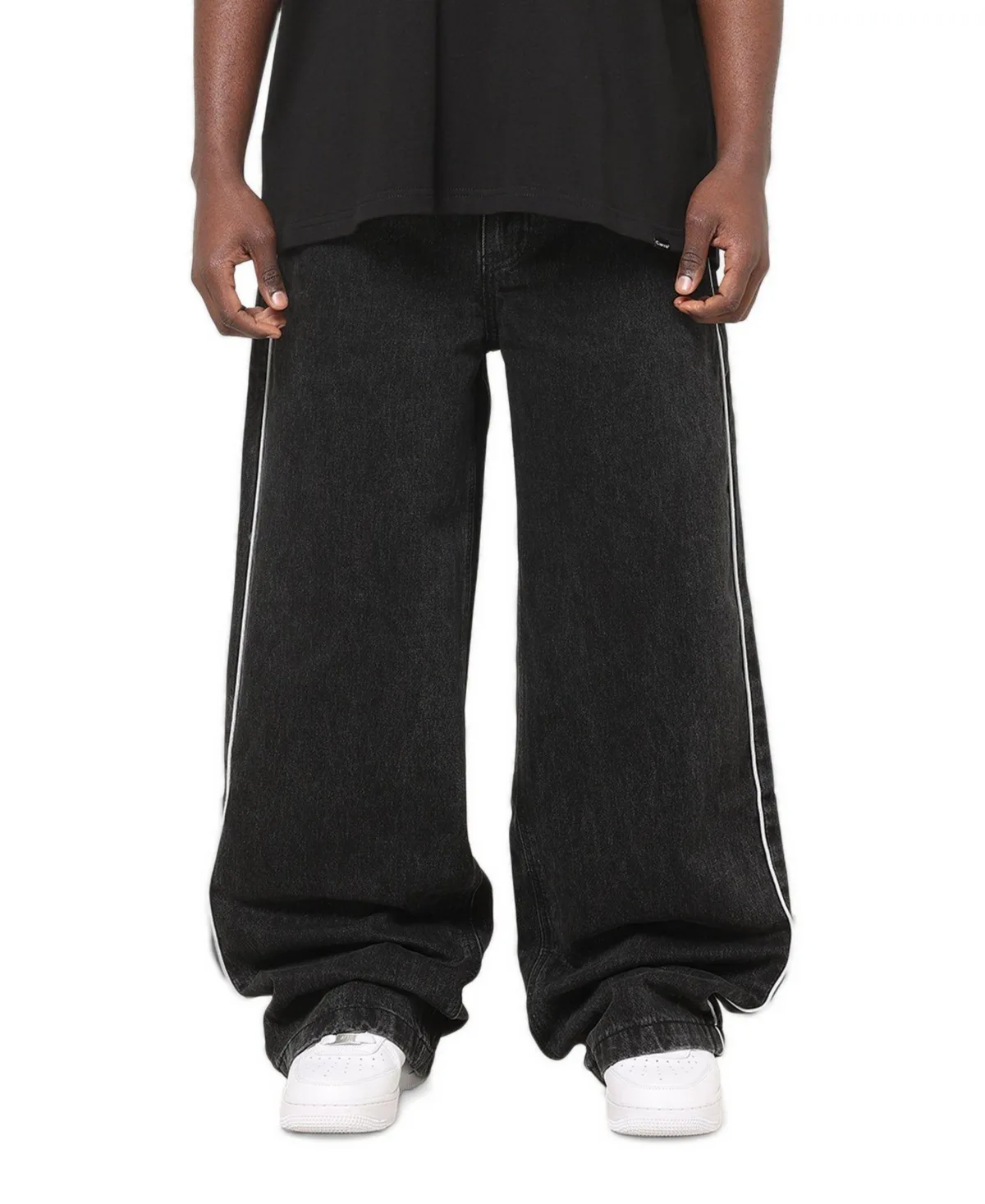 Velocity Solace Baggy-Fit Straight-Leg Jeans by Carre