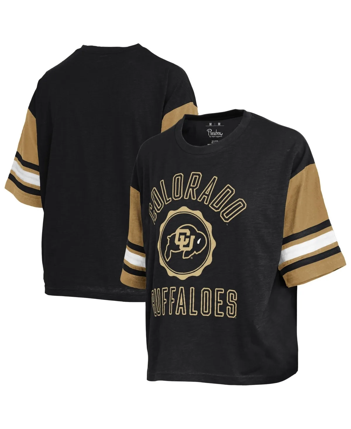 Colorado Buffaloes Sunday Color Block Seal Slub T-Shirt by Pressbox