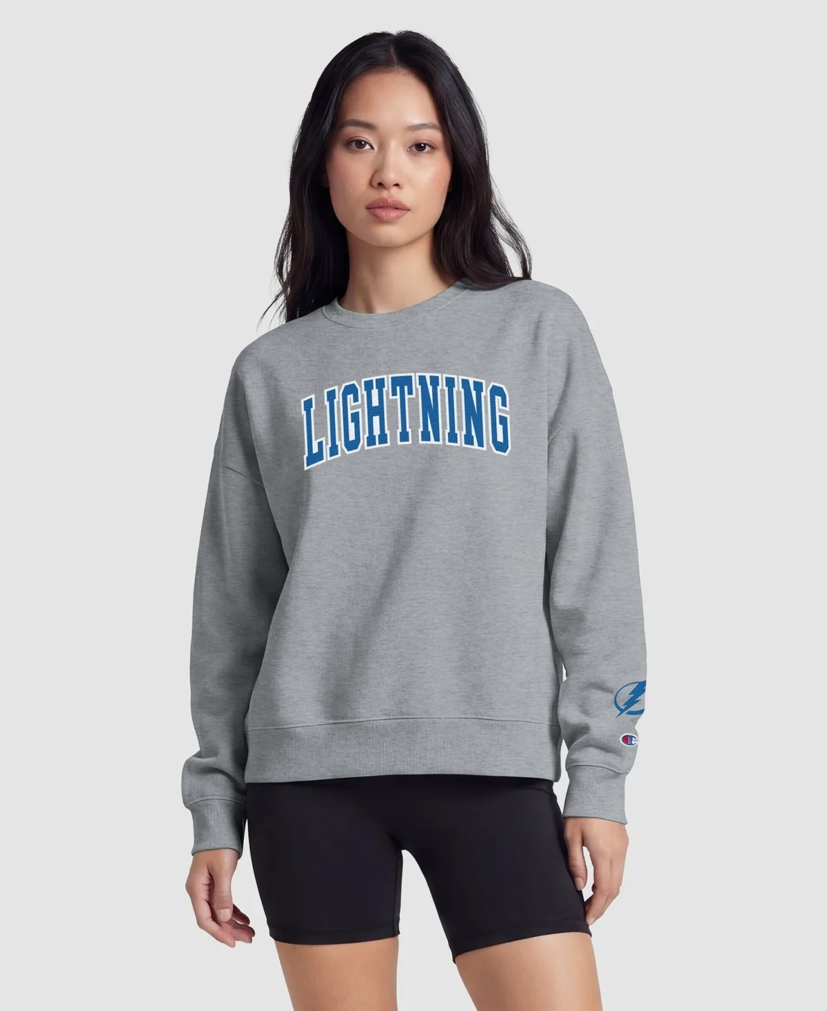 Tampa Bay Lightning Applique Crewneck Sweatshirt by Champion