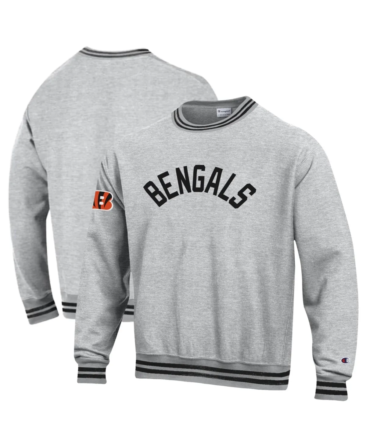 Cincinnati Bengals Reverse Weave Yarn Dye Sweatshirt by Champion