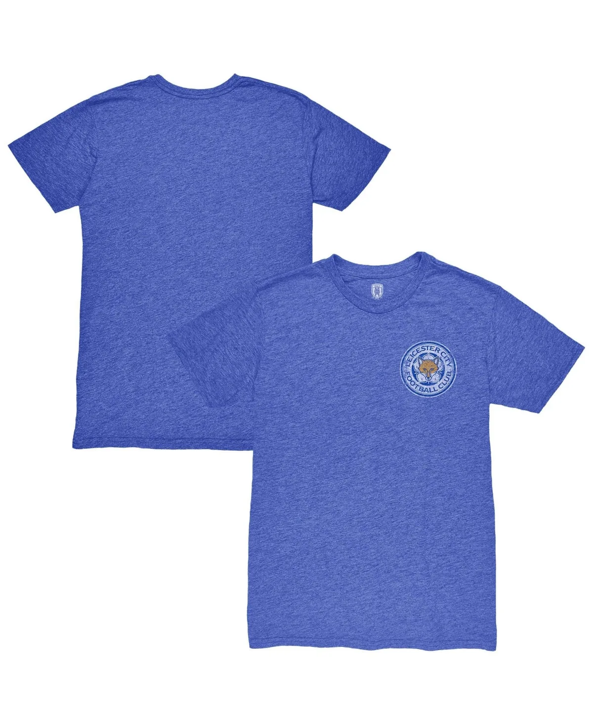 Leicester City Left Color Badge Vintage Tri-Blend T-Shirt by 1863fc