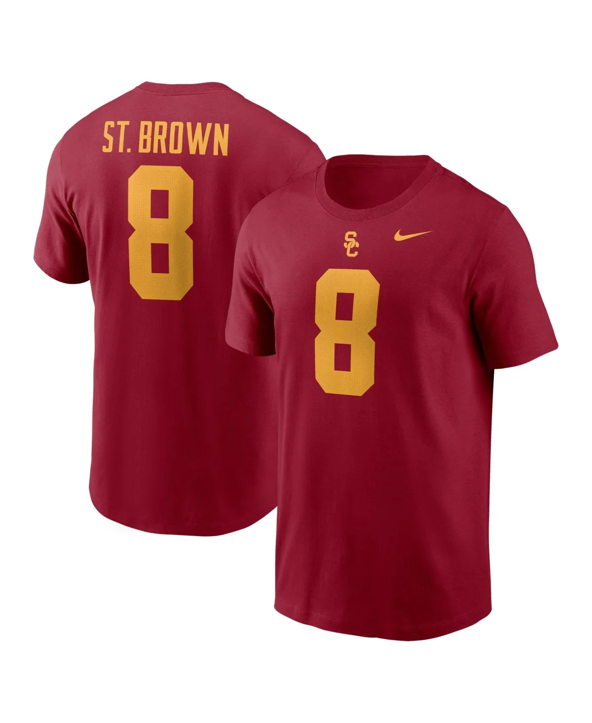 Amon-Ra St. Brown Usc Trojans Name & Number T-Shirt by Nike