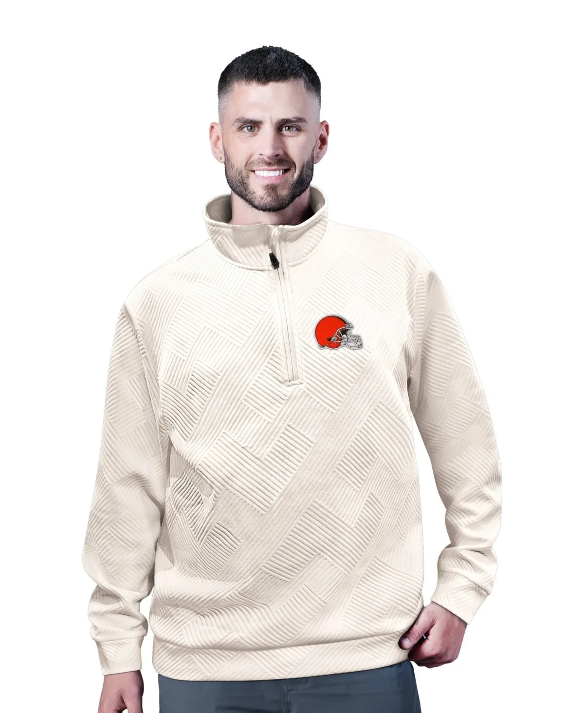 Cleveland Browns Cross Training Half-Zip Pullover by Msx by Michael Strahan