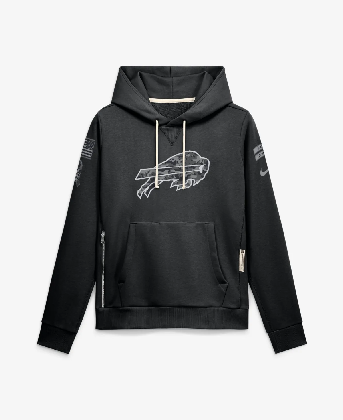 Buffalo Bills 2026 Salute to Service Sideline Dri-Fit Pullover Hoodie by Nike