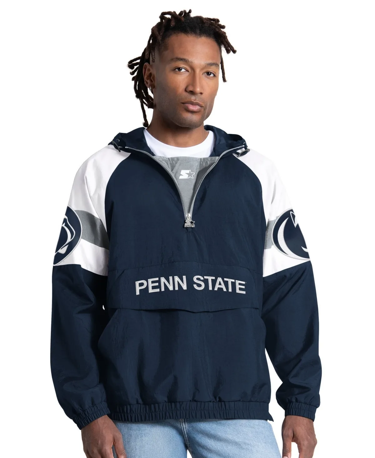 Penn State Nittany Lions Street Cut Half-Zip Jacket by Starter