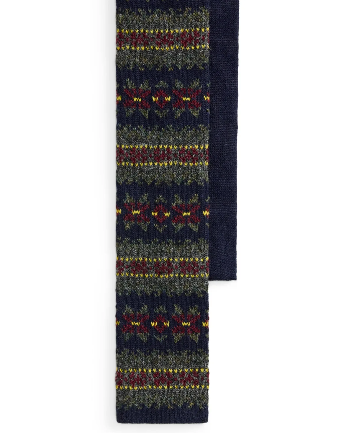 Fair Isle-Inspired Knit Wool Tie by Polo Ralph Lauren