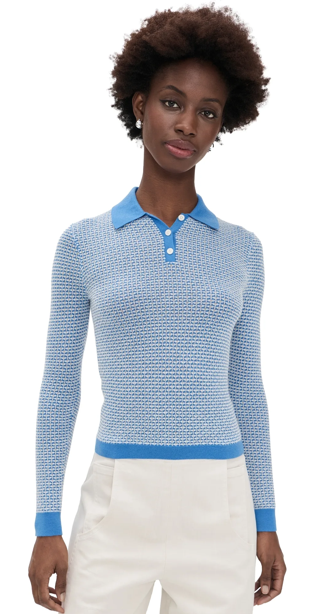 Pique Cashmere Polo