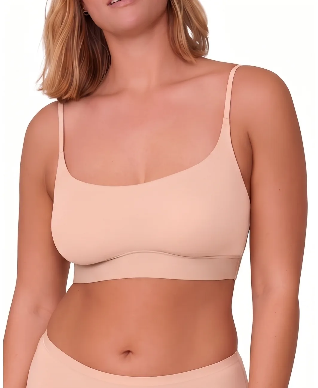 Bliss Wireless Scoop-Neckline Thin-Strap Bralette by Harper Wilde