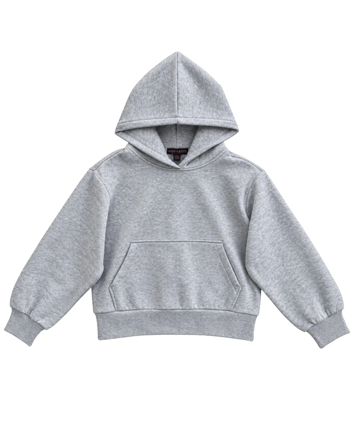 Sequin-Wing Kangaroo Pocket Hoodie by With Jules