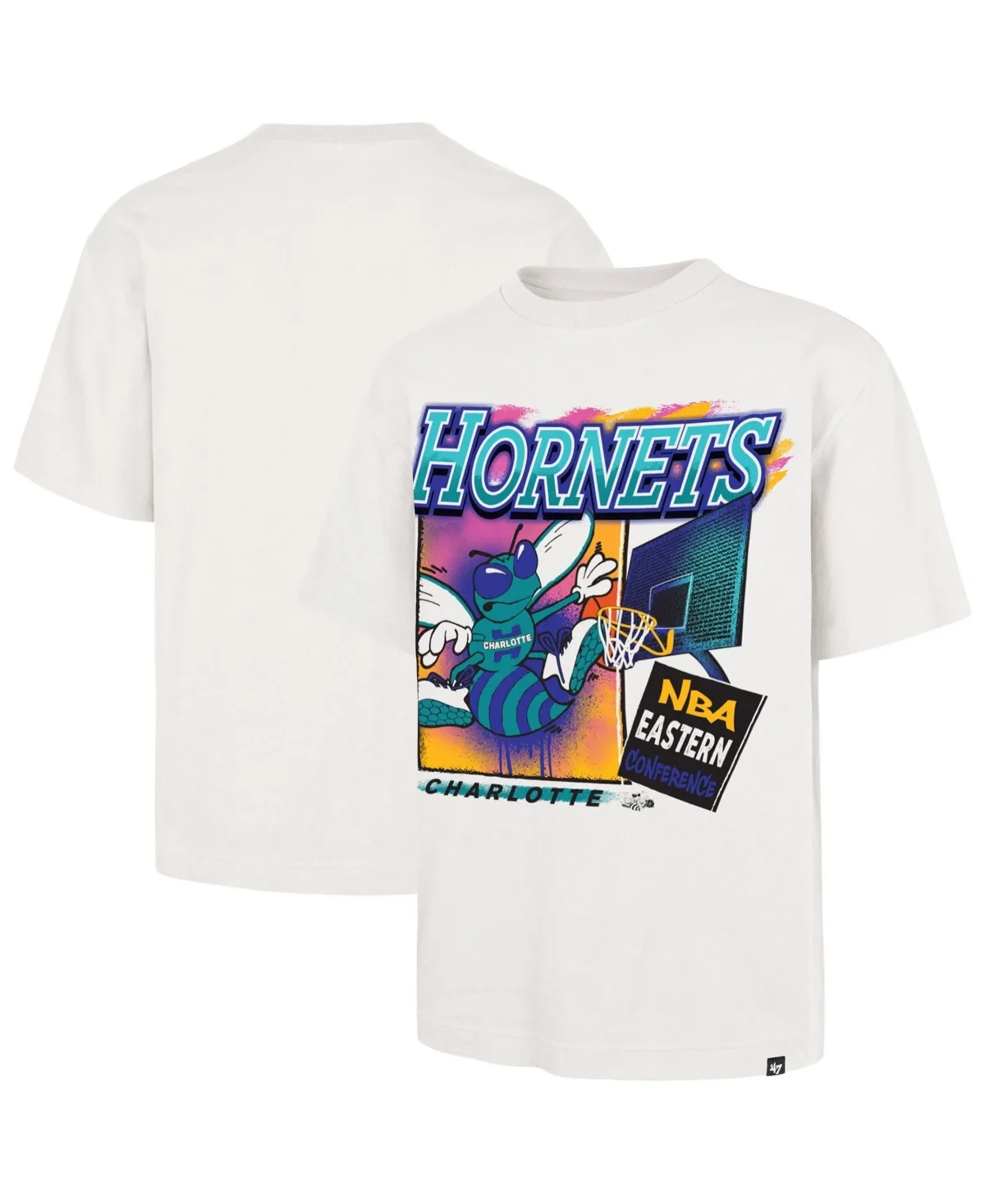 Charlotte Hornets City Paint Reed Foundation T-Shirt by 47 Brand
