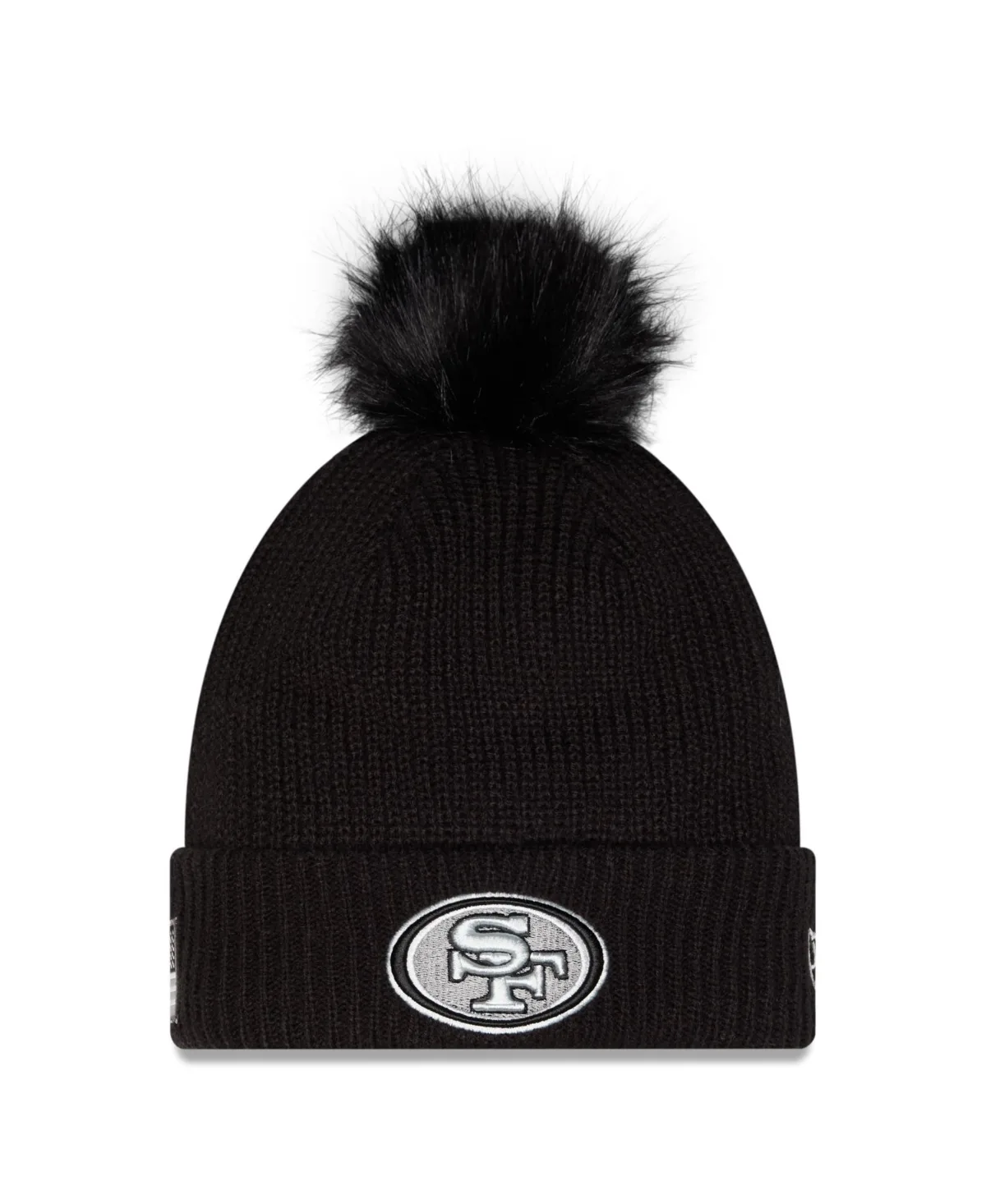 San Francisco 49ers 2026 Salute to Service Cuffed Knit with Pom Hat by New Era