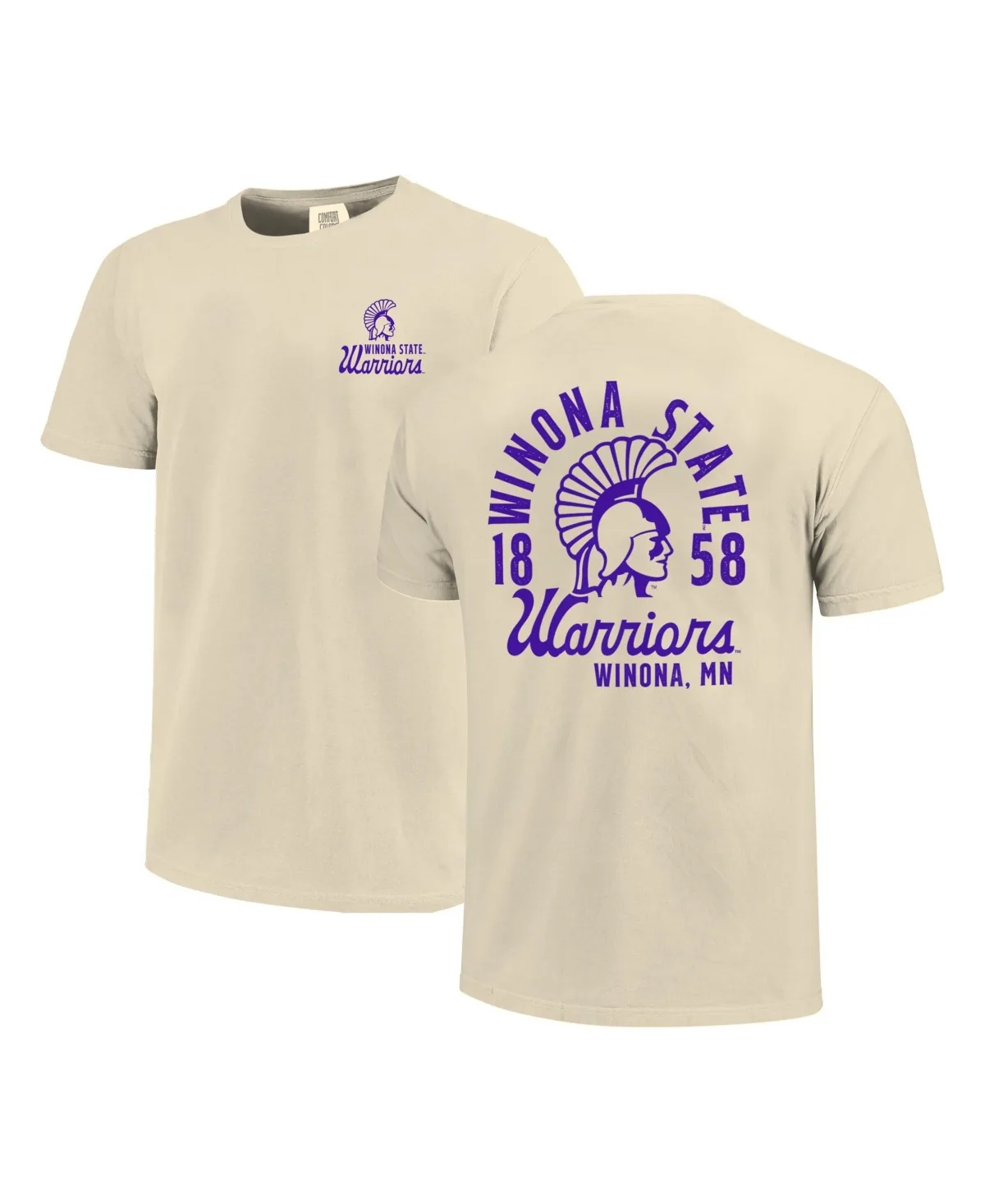 Winona State Warriors Comfort Colors Mascot Overlay T-Shirt by Image One