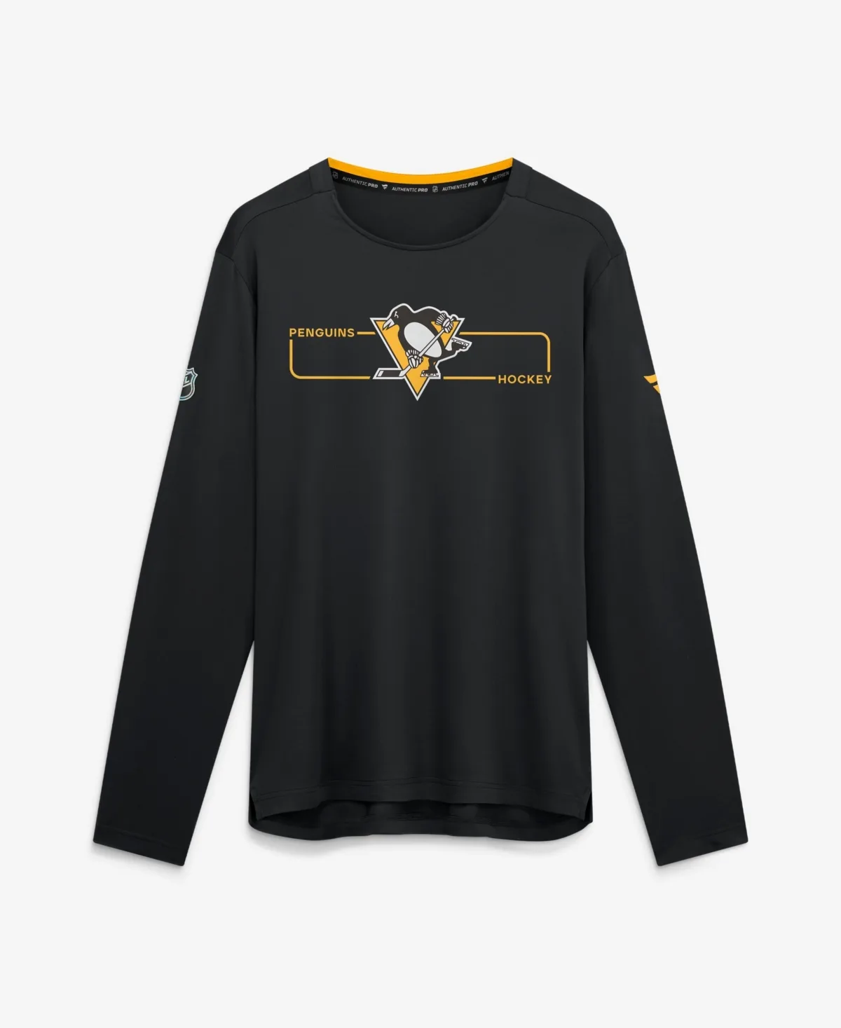 Pittsburgh Penguins Authentic Pro Rink Tech Long-Sleeve T-Shirt by Fanatics