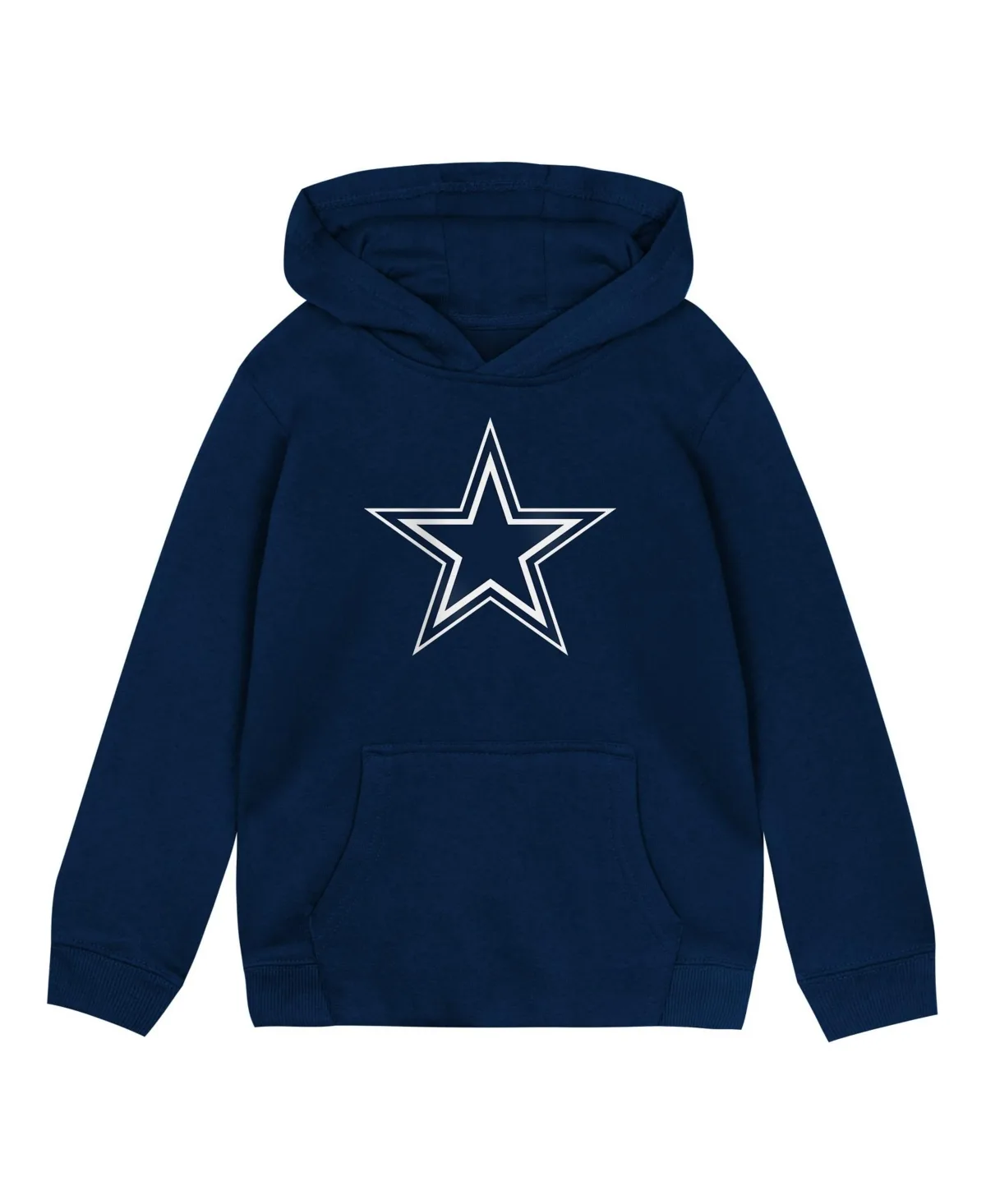 Dallas Cowboys Primary Logo Fleece Pullover Hoodie by Outerstuff