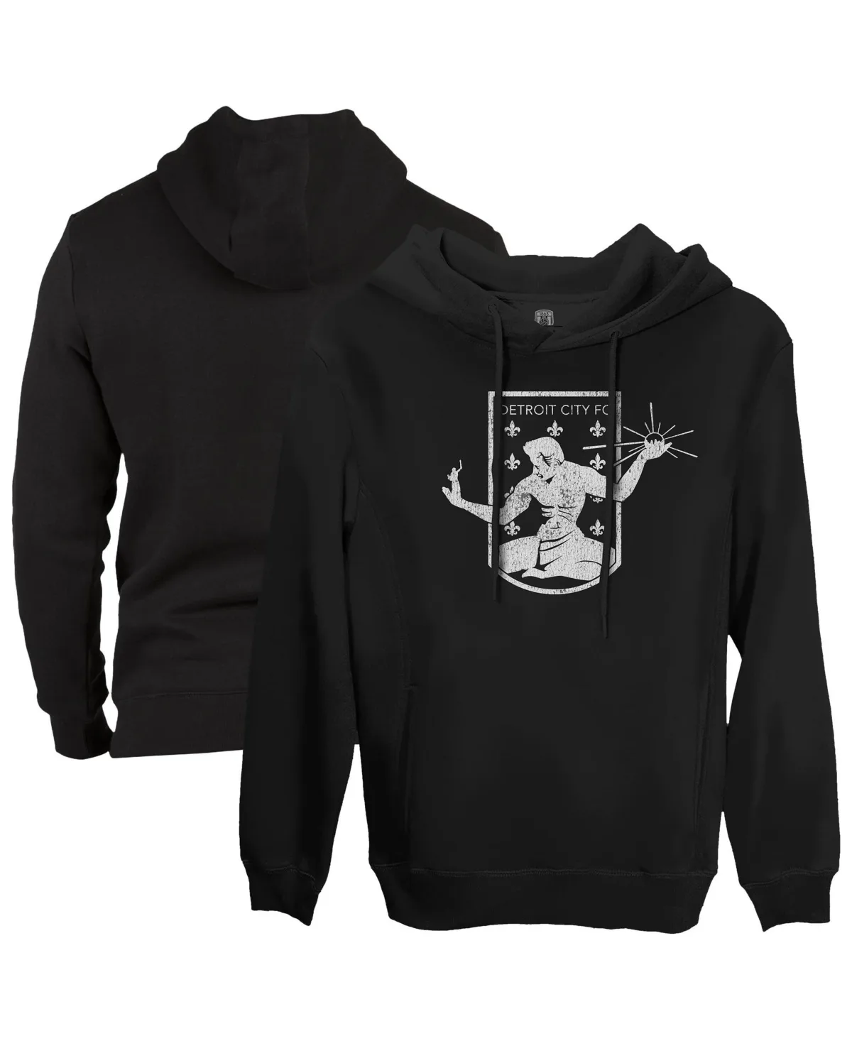 Detroit City FC Fleece Pullover Hoodie by 1863fc