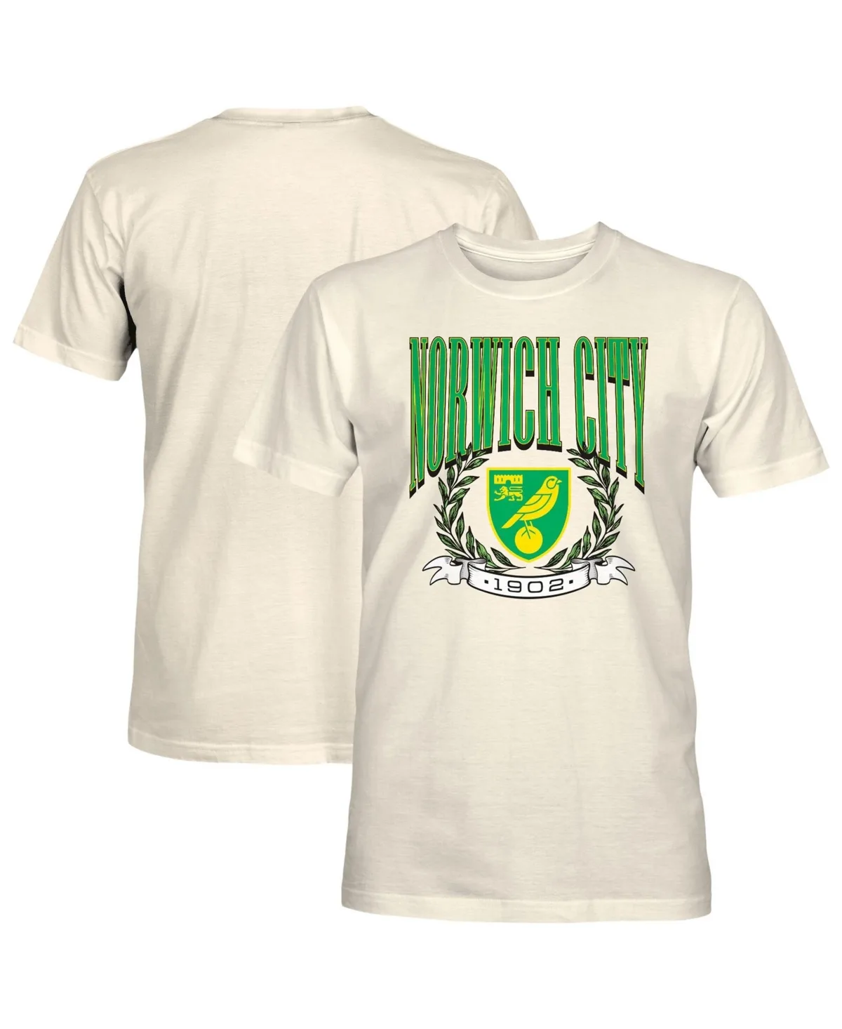 Norwich City Retro Stripes T-Shirt by 1863fc