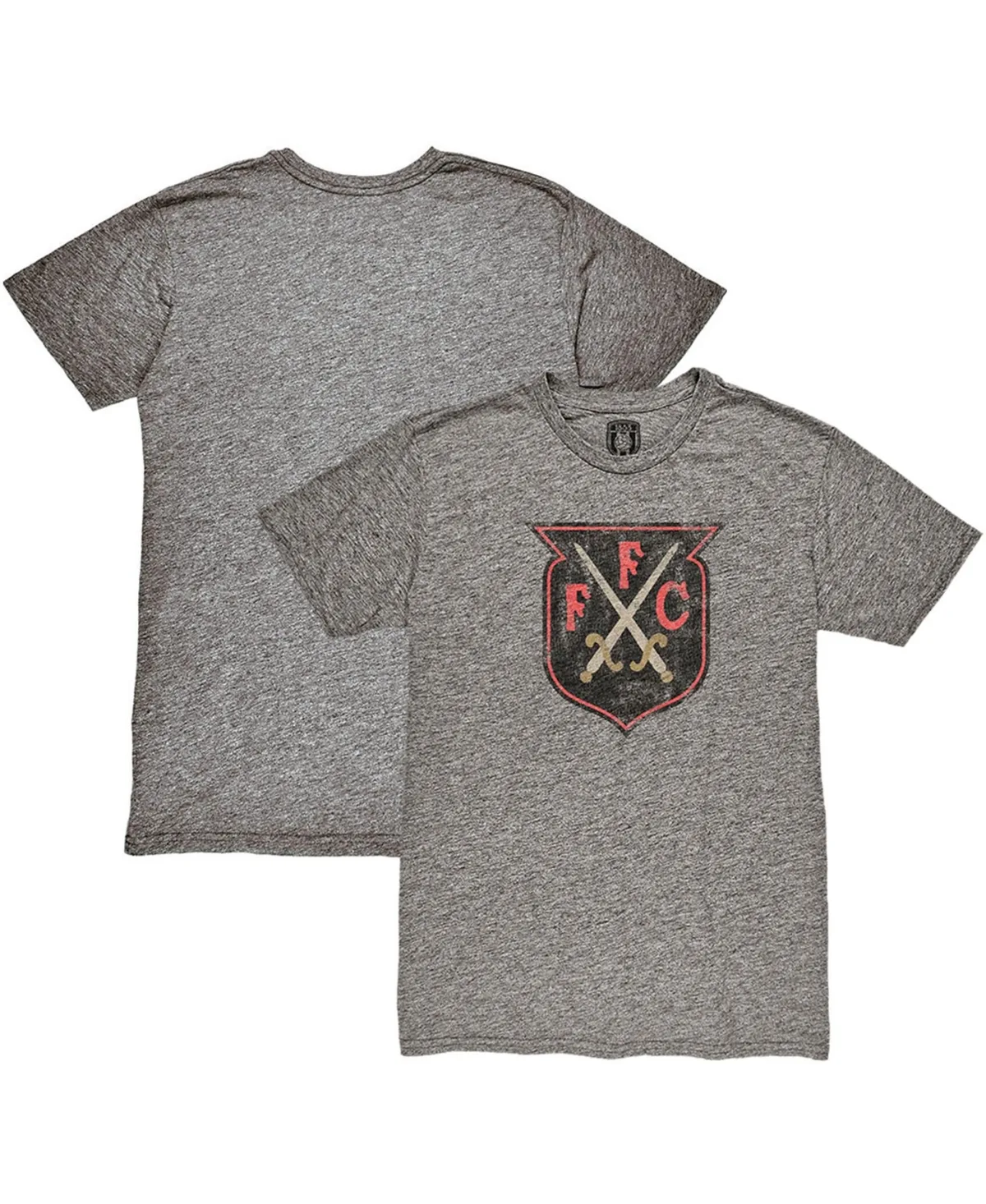 Fulham Crest Twisted Tri-Blend Slub T-Shirt by 1863fc