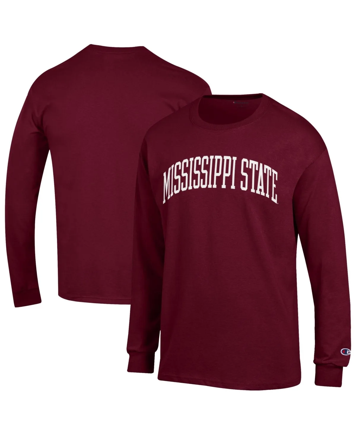 Mississippi State Bulldogs Basic Arch Long-Sleeve T-Shirt by Champion