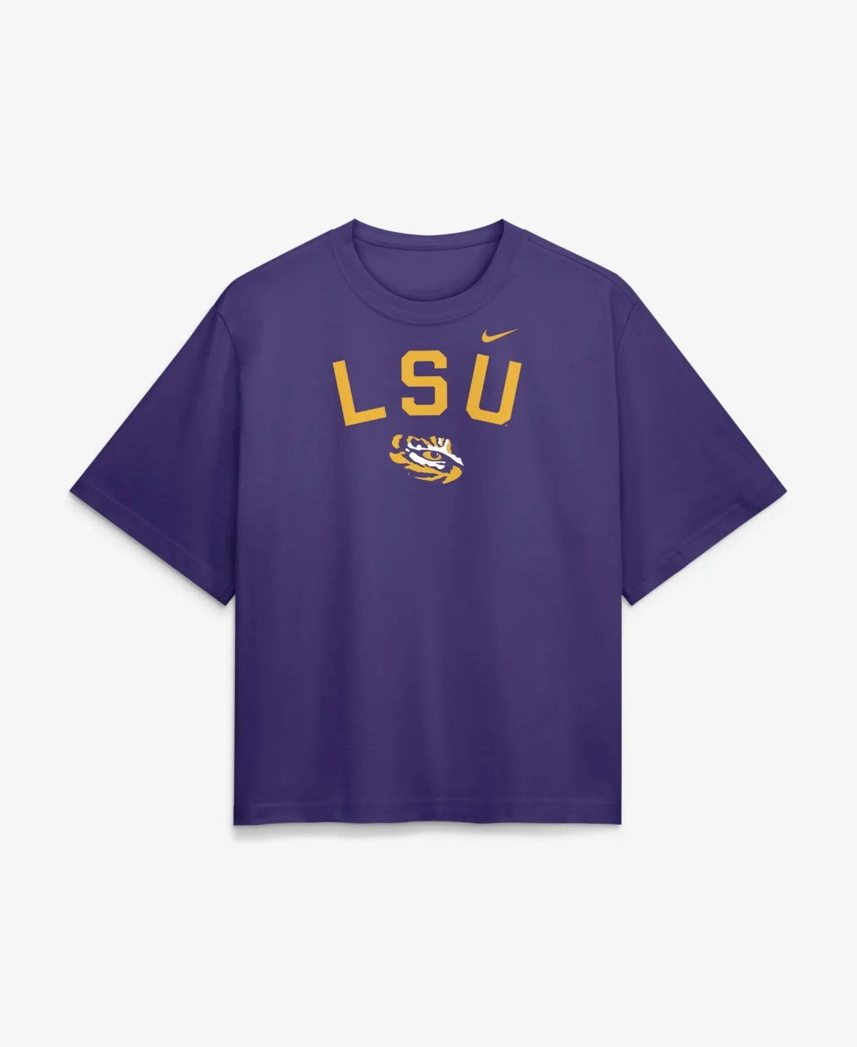 Lsu Tigers Arch Logo Boxy T-Shirt by Nike