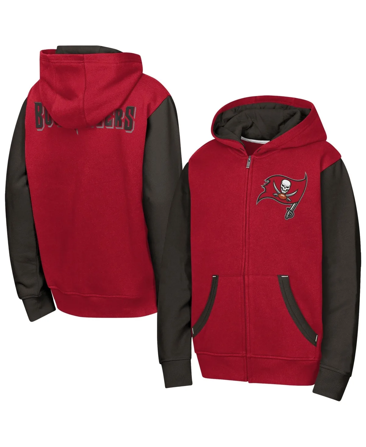 Tampa Bay Buccaneers Stadium Color Block Full-Zip Hoodie by Outerstuff