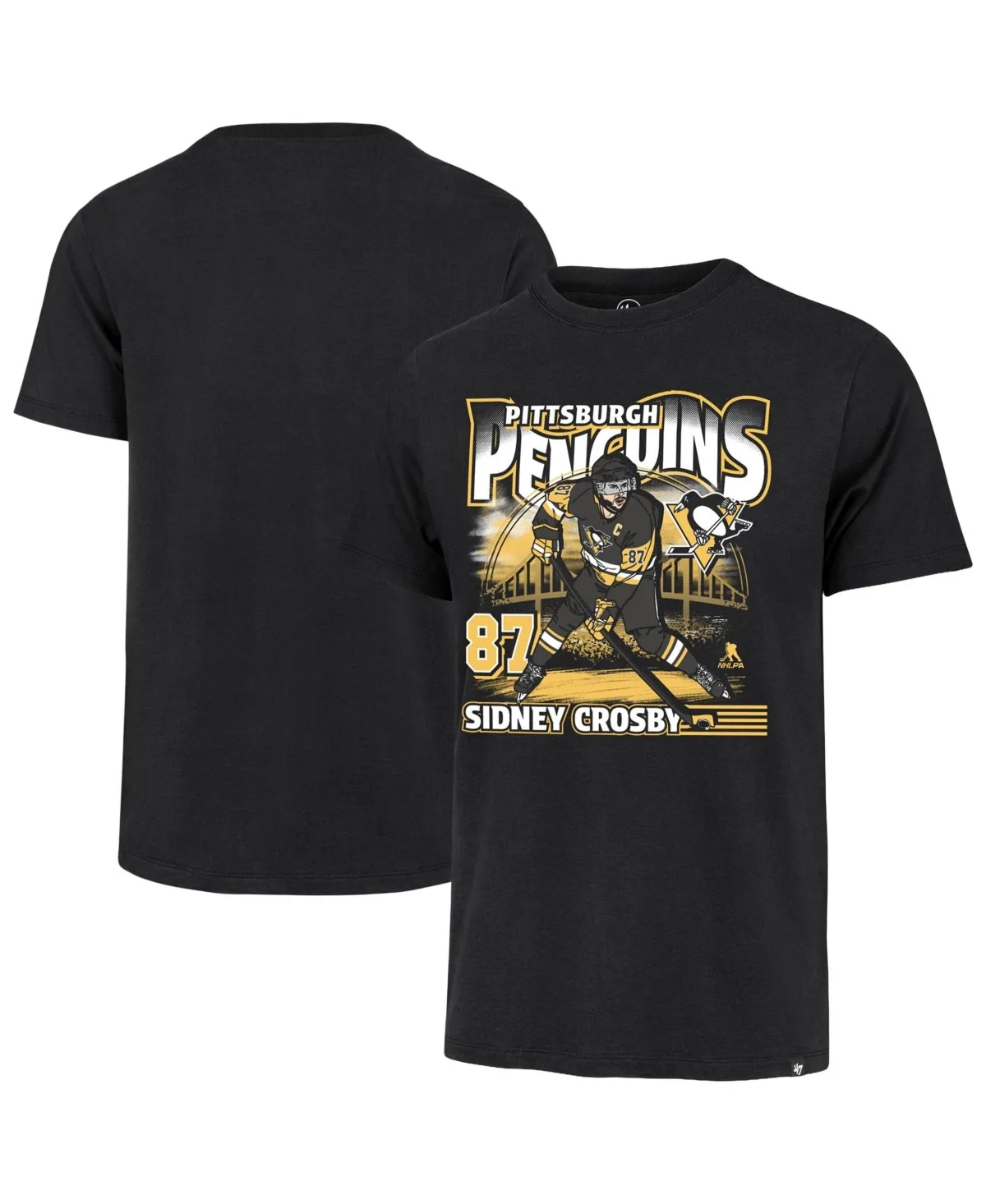Sidney Crosby Pittsburgh Penguins City Name & Number T-Shirt by 47 Brand