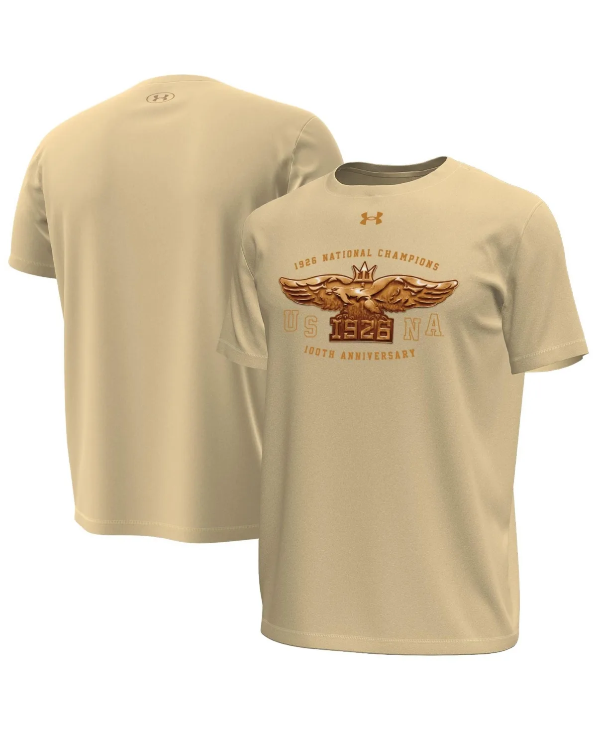 Navy Midshipmen National Championship 100th Anniversary Core Tech Stretch T-Shirt by Under Armour