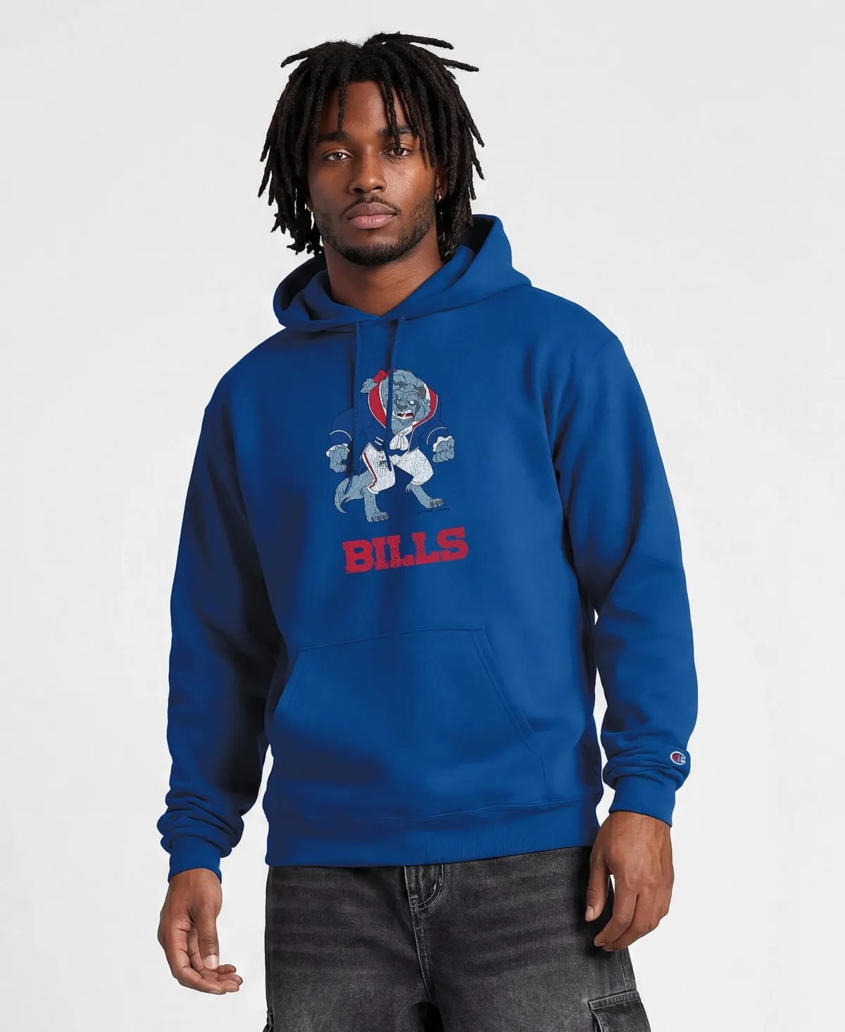 Champion Disney x Buffalo Bills Power Blend Full Front Sweatshirt by Champion