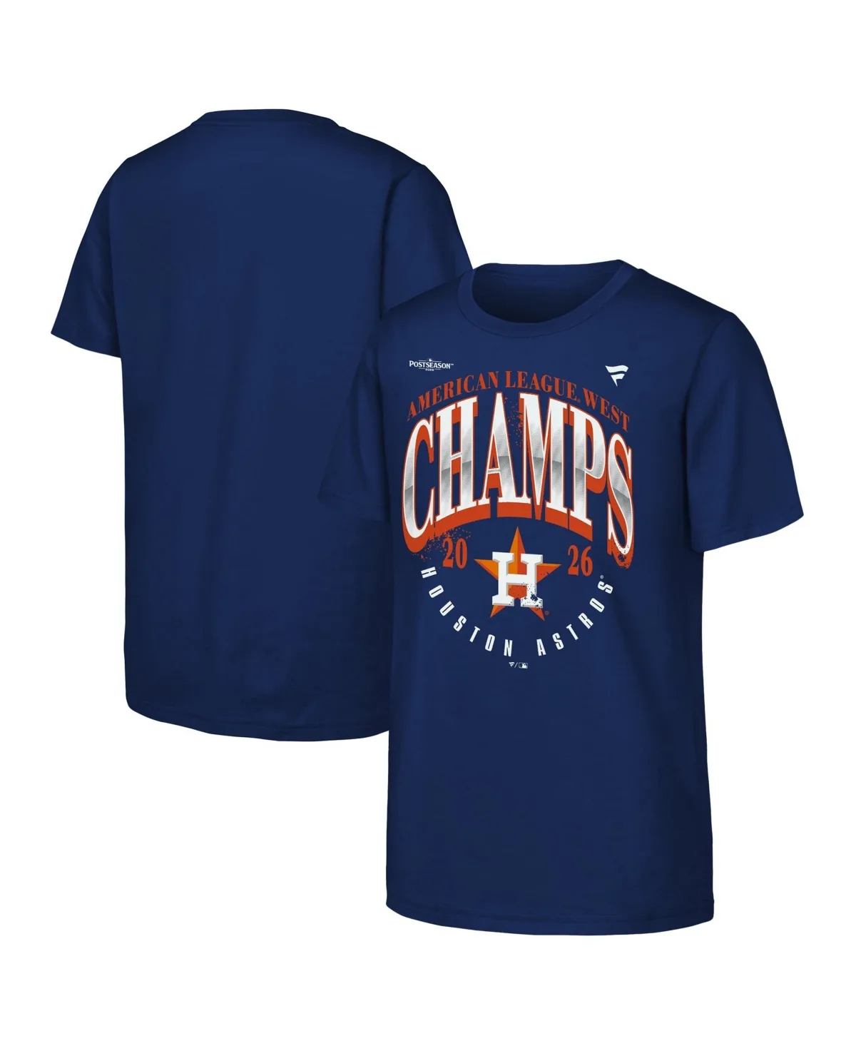 Houston Astros 2026 Al West Division Champions Locker Room T-Shirt by Fanatics