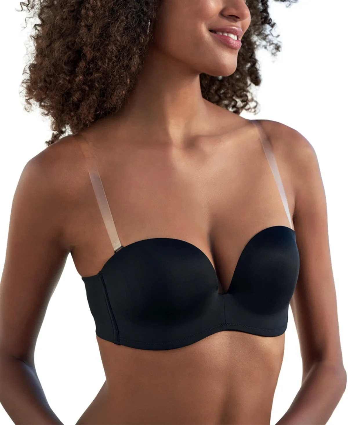 Cup-Sized Clear-Strap Multiway Strapless Bra by Lascana