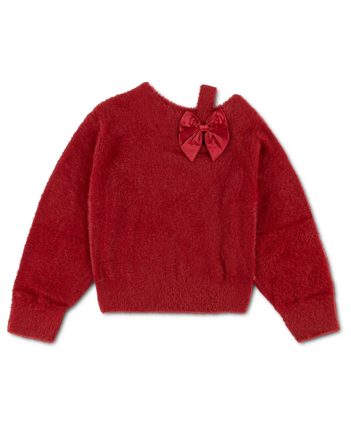 One-Shoulder Mixed-Knit Sweater by Abercrombie Kids