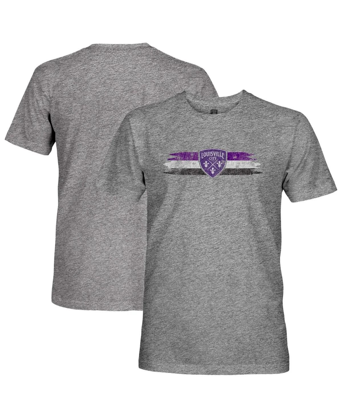 Louisville City FC Ripped Stripes Vintage Tri-Blend T-Shirt by 1863fc