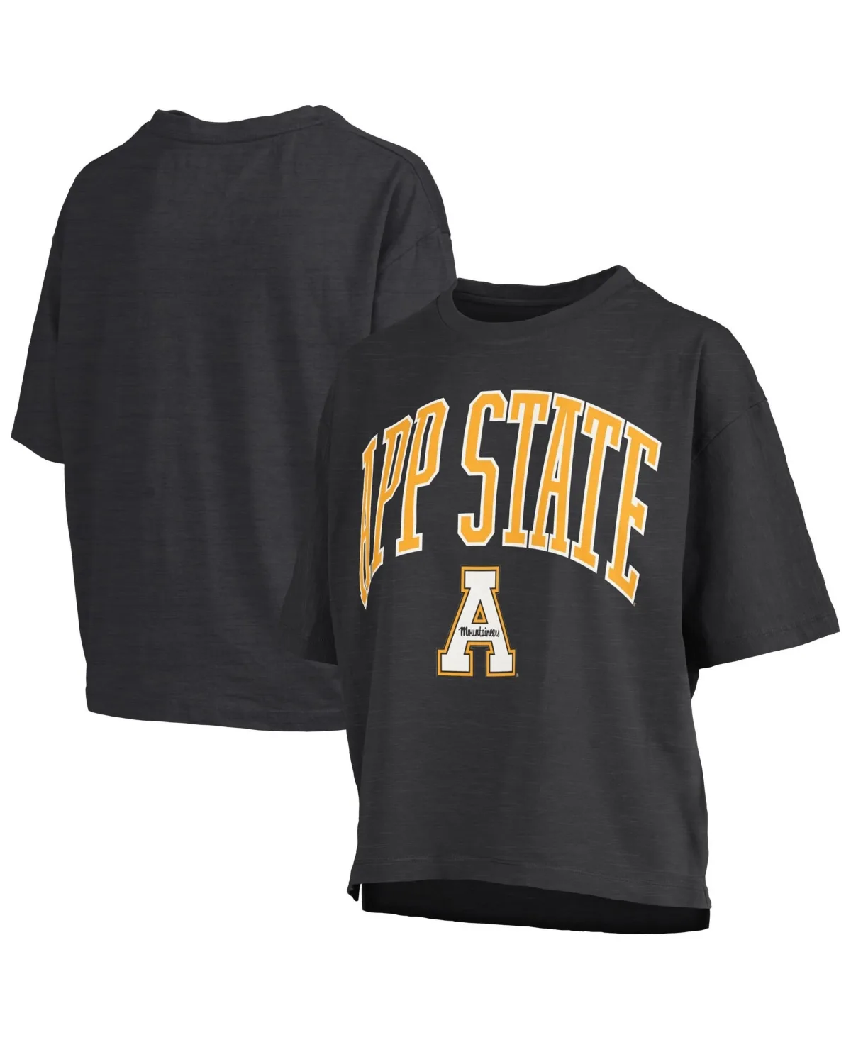 Appalachian State Mountaineers Oversized Nelson Arch Over Logo Slub T-Shirt by Pressbox
