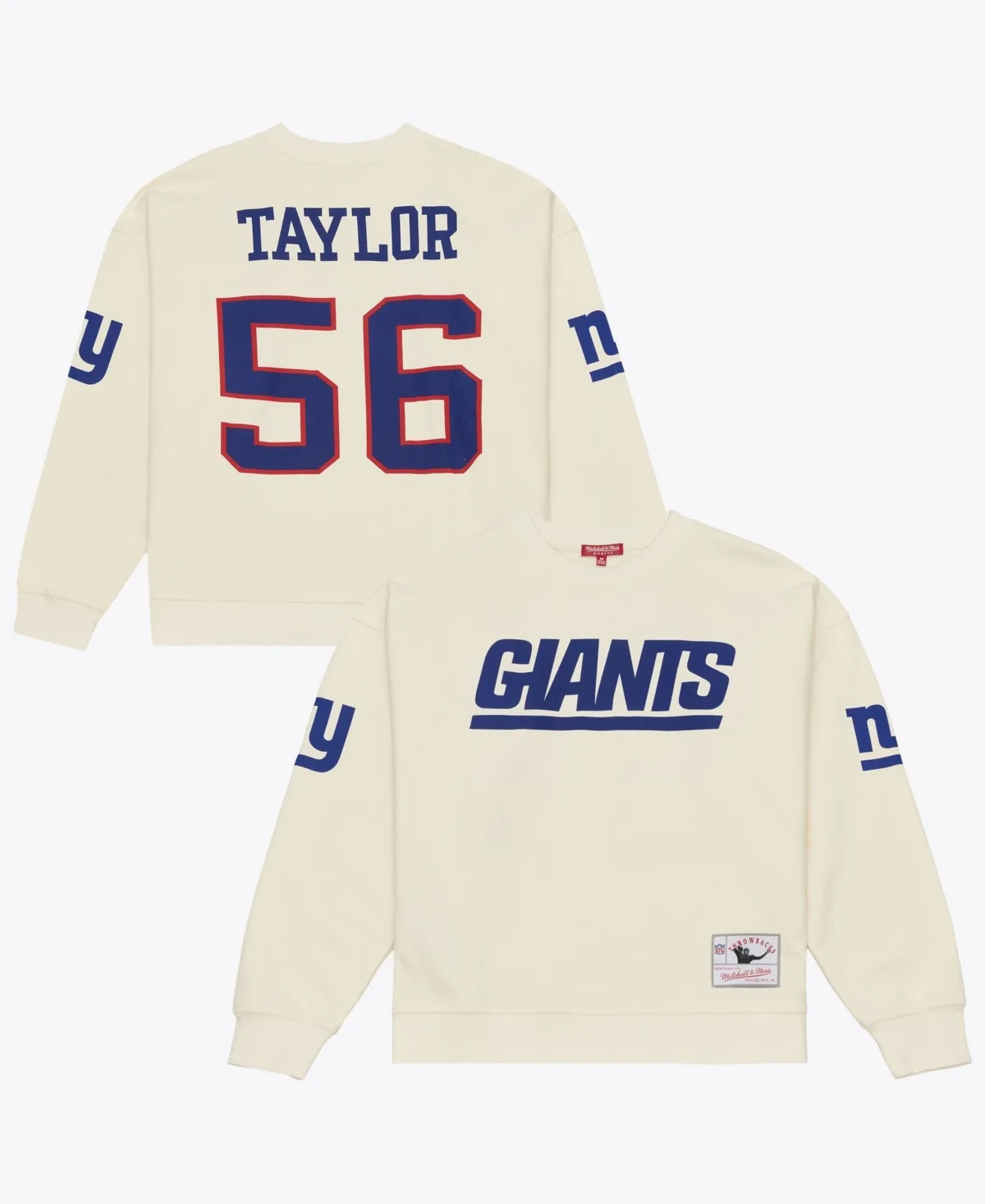 Lawrence Taylor New York Giants Name & Number Sweatshirt by Mitchell & Ness