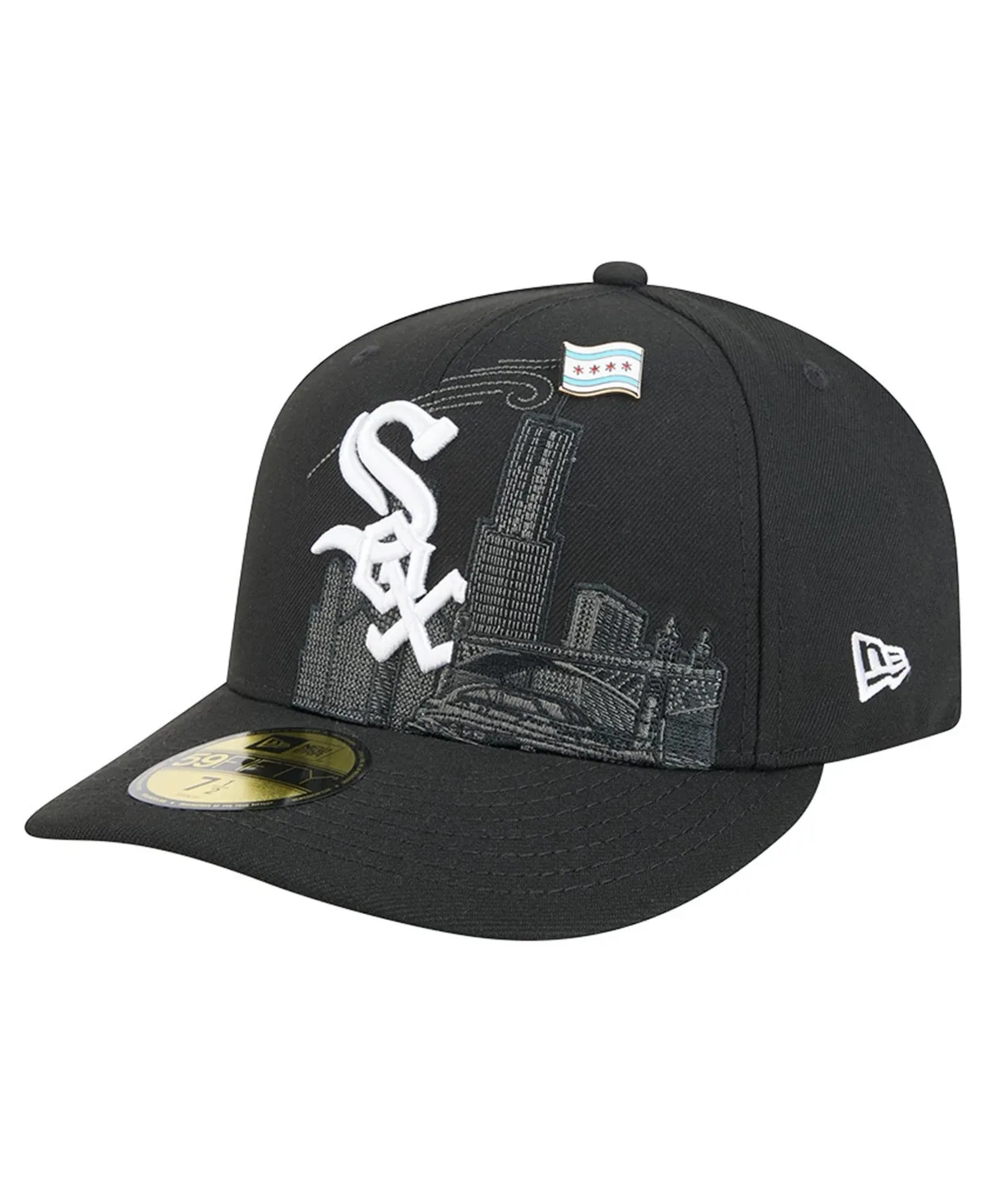 Chicago White Sox City Icon Pin 59FIFTY Fitted Hat by New Era