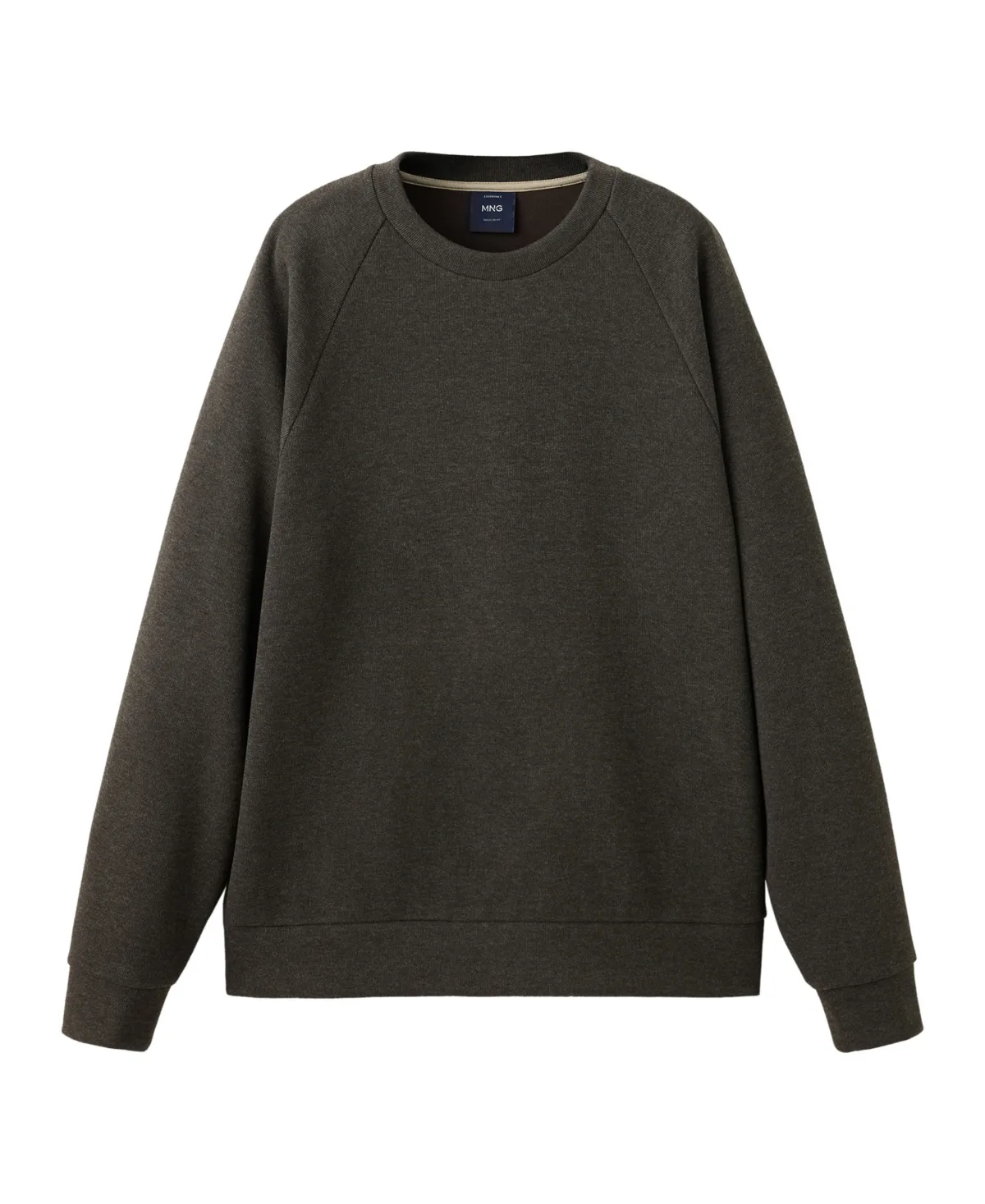 Sudadera Pom Crewneck Pullover Sweatshirt by Mango