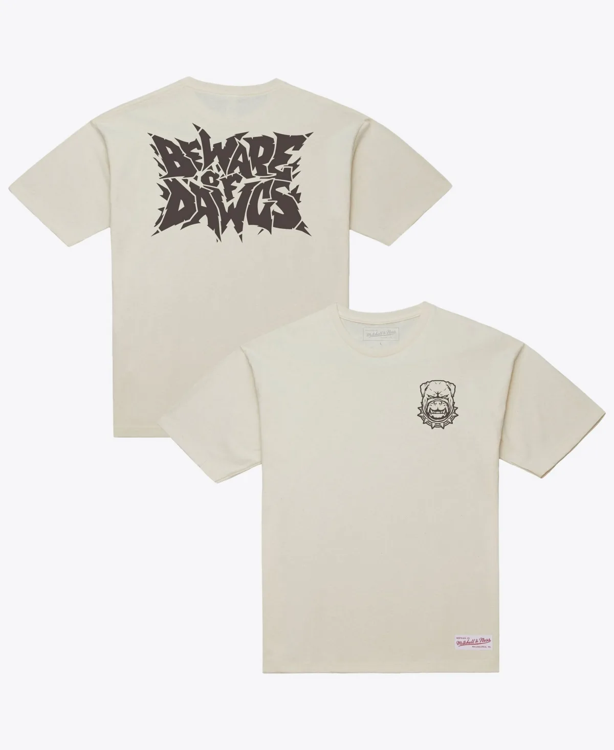 Cleveland Browns Beware of the Dawgs T-Shirt by Mitchell & Ness