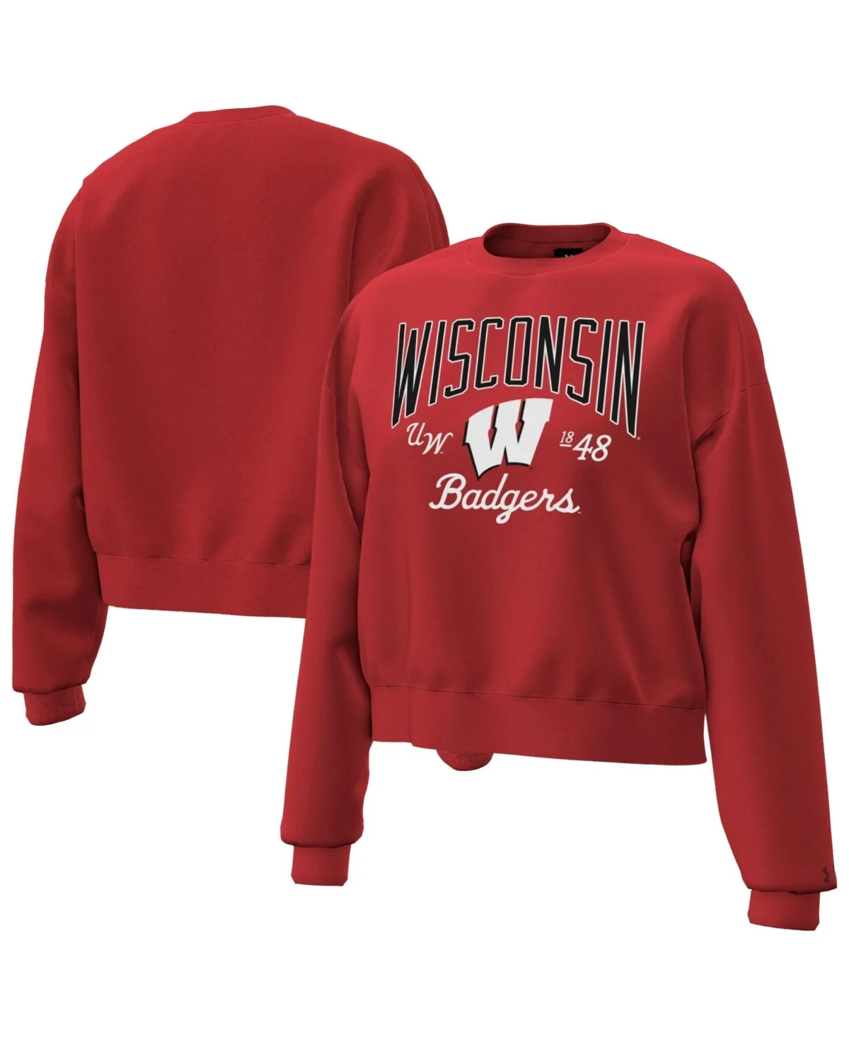 Wisconsin Badgers Icon Fleece Sweatshirt by Under Armour
