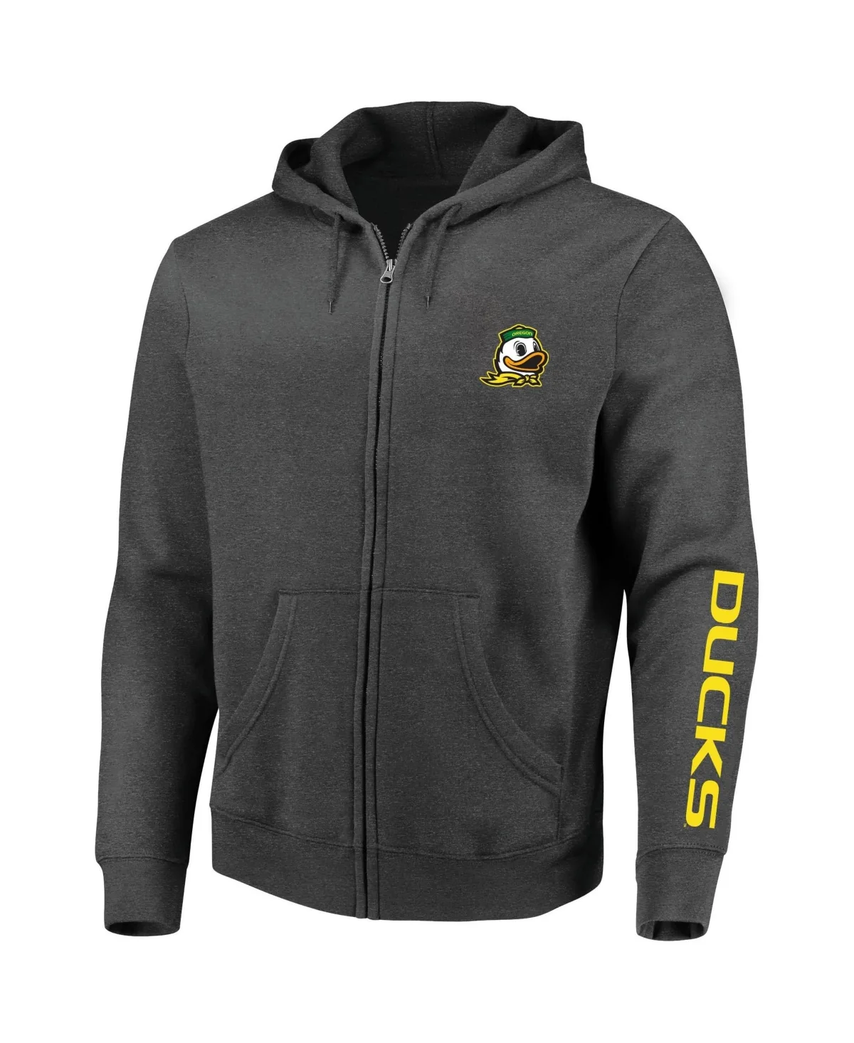 Oregon Ducks Big Tall Full-Zip Hoodie by Profile