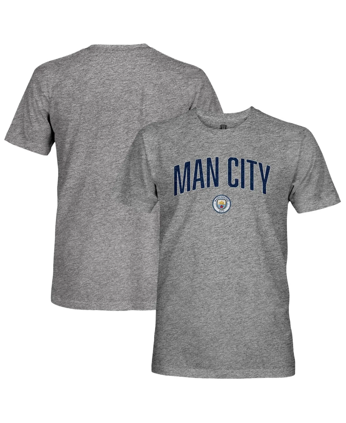 Manchester City Wordmark Retro Tri-Blend T-Shirt by 1863fc