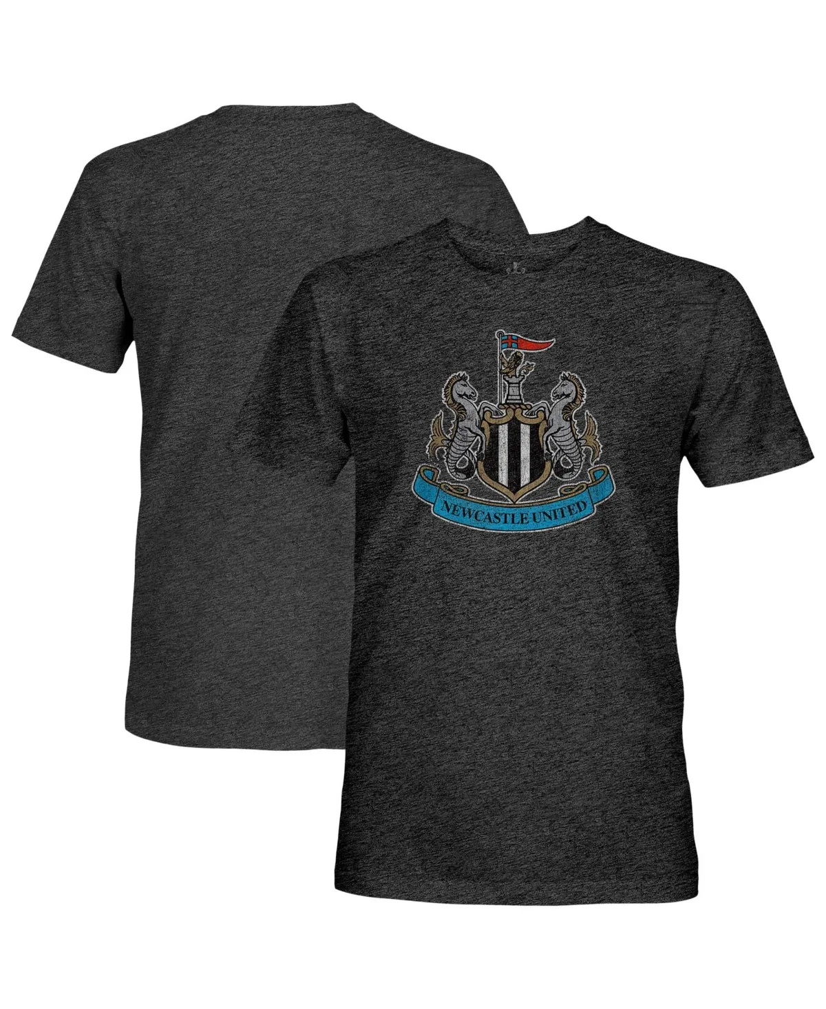 Newcastle United Color Badge Vintage Tri-Blend T-Shirt by 1863fc