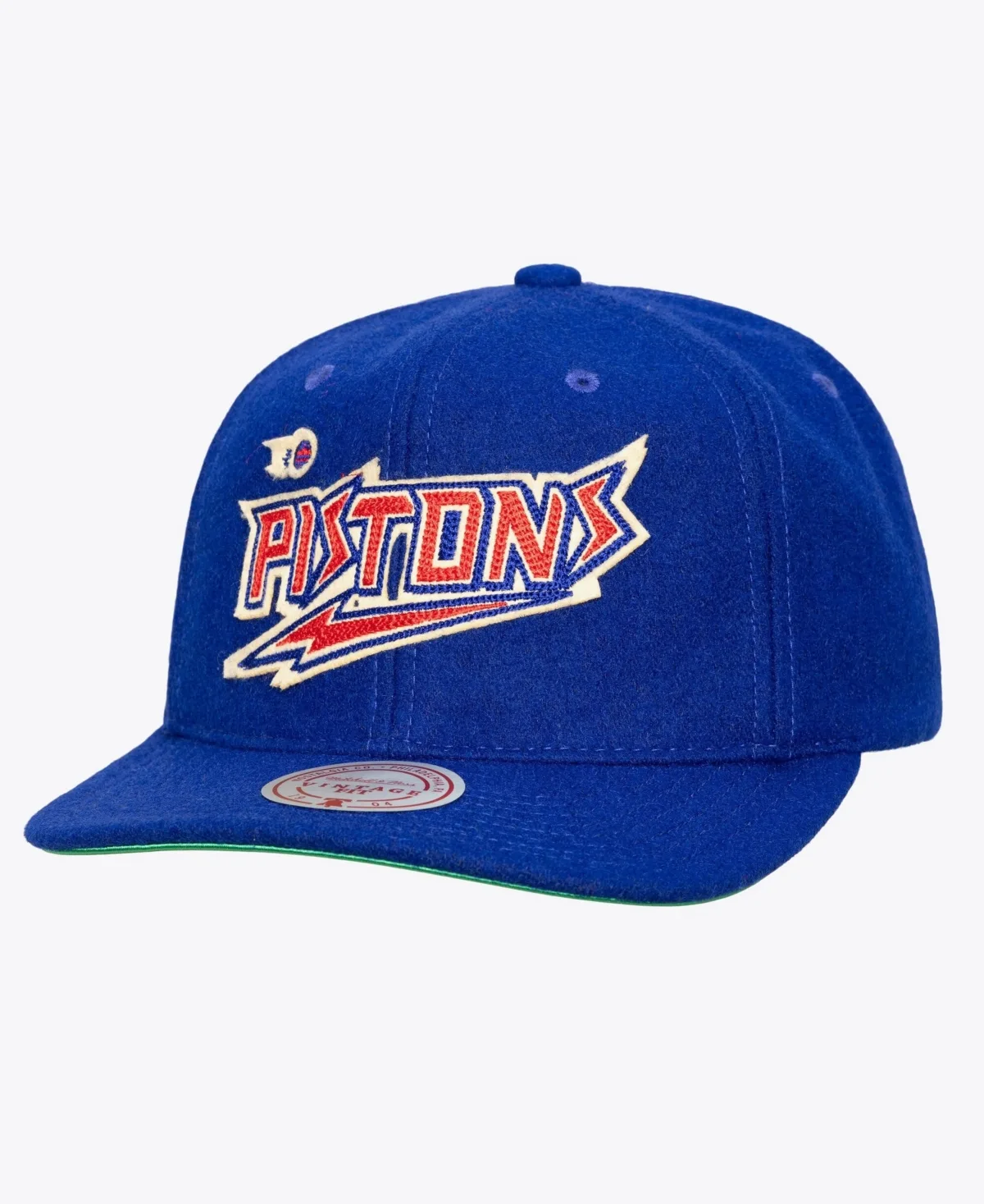 Detroit Pistons Hardwood Classics Retro Roots Vintage Adjustable Hat by Mitchell & Ness
