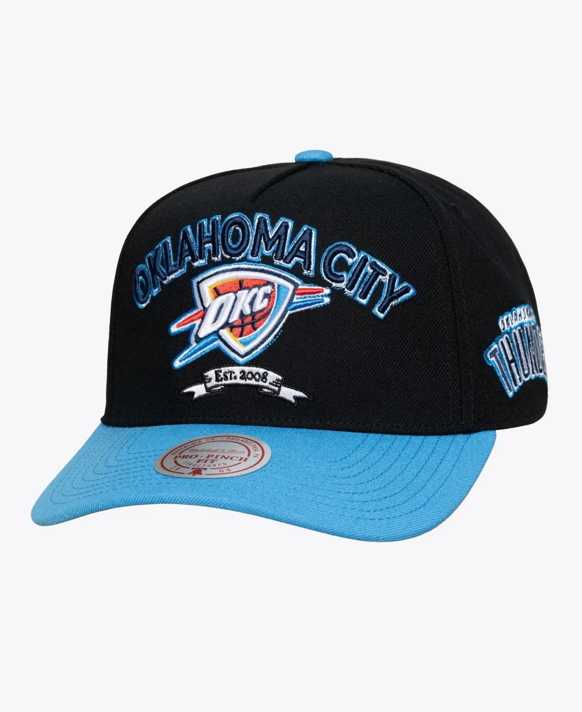 Oklahoma City Thunder True Legacy Pro Snapback Hat by Mitchell & Ness