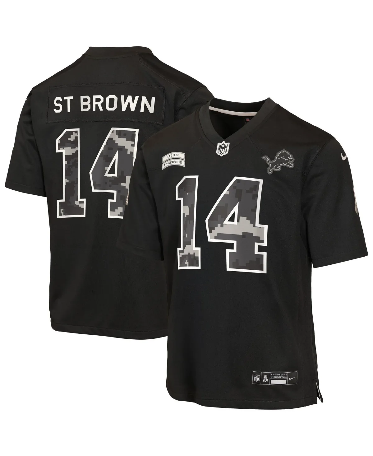 Amon-Ra St. Brown Detroit Lions 2026 Salute to Service Game Jersey by Nike